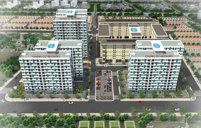 Cụm Chung cư Becamex Khu K1, K2, K3